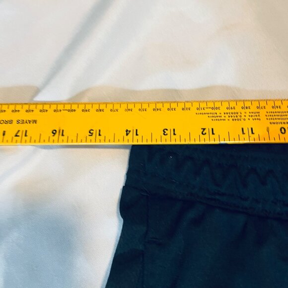 Black Drawstring Waist Mens Pants With Elastic Band Athletic Works Gym - Picture 9 of 9